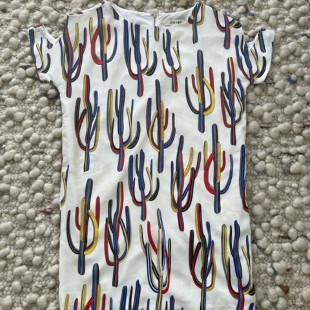 Cactus Print Summer Dress